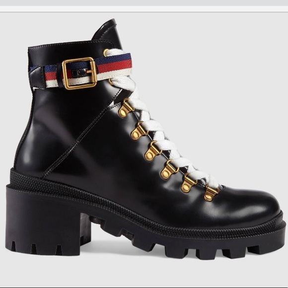 GUCCI COMBAT BOOTS - Picture 2 of 10